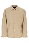 Lanvin Cappuccino Polyester Windbreaker In Neutral