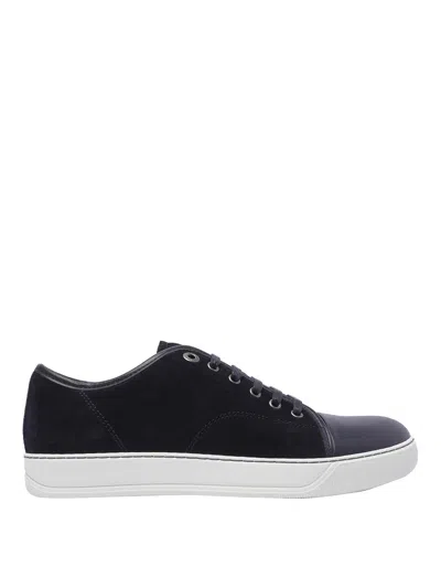 Lanvin Round-toe Low-top Casual Shoes In Black