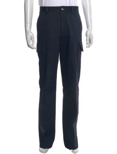 Pre-owned Lanvin Cargo Pants In Blue