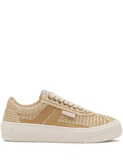 Lanvin Cash Sneakers In Natural65