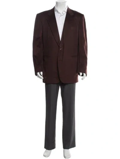 Pre-owned Lanvin Cashmere Blazer In Brown