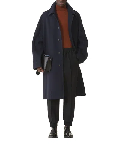 Lanvin Cashmere Car Coat In Black