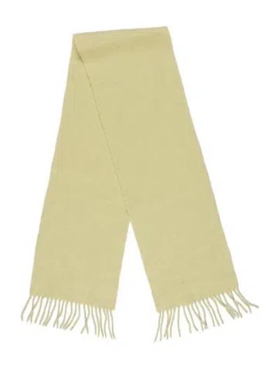 Pre-owned Lanvin Cashmere Scarf In Green
