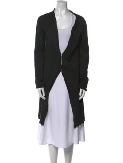 Pre-owned Lanvin Cashmere V-neck Sweater In Black
