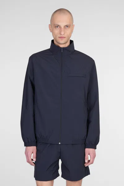 Lanvin Casual Jacket In Blue Polyester