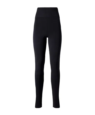 Lanvin Stretch-knit Leggings In Black