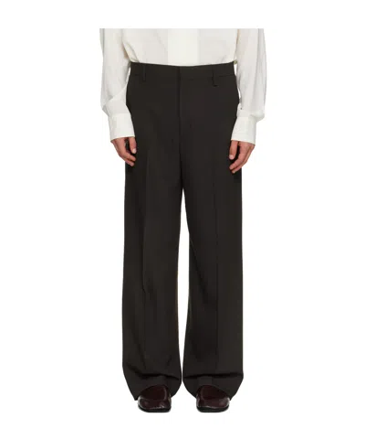 Lanvin Casual Pants With Belt Loops In Brown