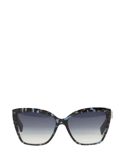 Lanvin Cat-eye "ecaille/blue" Sunglasses