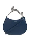LANVIN CAT-HANDLE LEATHER TOTE BAG