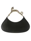 Lanvin Cat-shaped Hand Bag In Black