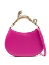 Lanvin Women's Hobo Bag With Cat Handle In Pink