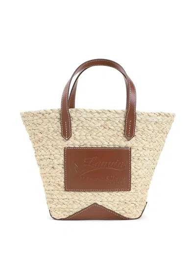 Lanvin Catch Basket Handbag By In Brown
