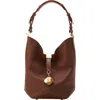 Lanvin Catch By  Medium Leather Bucket Bag
