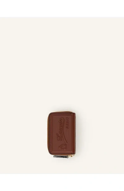 Lanvin Catch By  Zipped Leather Cardholder In Multi