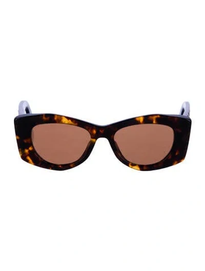 Pre-owned Lanvin Cat-eye Gradient Sunglasses In Multi