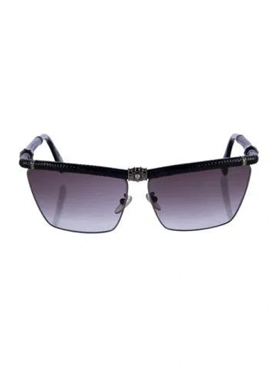 Pre-owned Lanvin Cat-eye Gradient Sunglasses In Multi