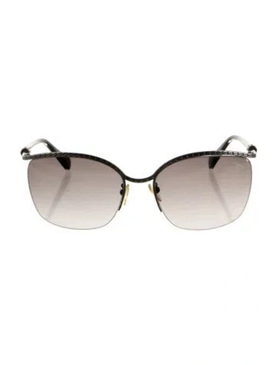 Pre-owned Lanvin Cat-eye Tinted Sunglasses In Gray
