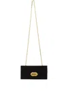 Lanvin Black Solid Clutch In Black