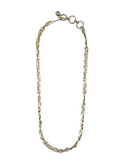 Pre-owned Lanvin Chain Link Necklace, 35" In Multi