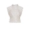 Lanvin Cropped Sleeveless Top Women