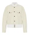 Lanvin Ivory Cotton Flap-pocket Jacket In Neutral