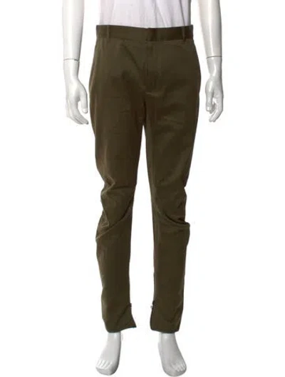 Pre-owned Lanvin Chinos In Green
