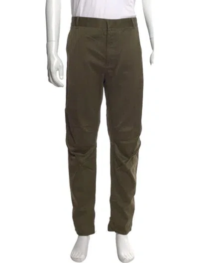 Pre-owned Lanvin Chinos In Green