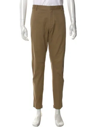 Pre-owned Lanvin Chinos In Neutral