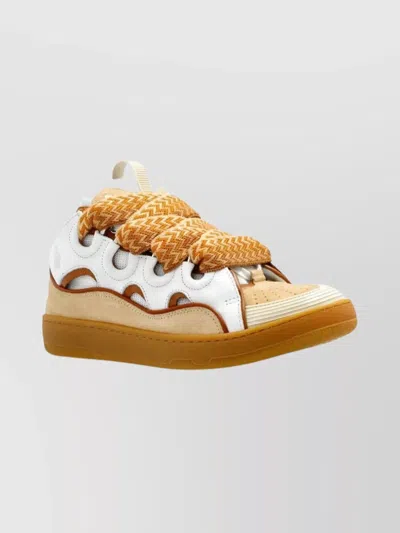 LANVIN CHUNKY SOLE CUT-OUT SNEAKERS