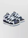 Lanvin Chunky Sole Sneakers Featuring Contrast Panels In Multi
