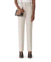 Lanvin Cigarette Pants In Technical Cotton In Neutral