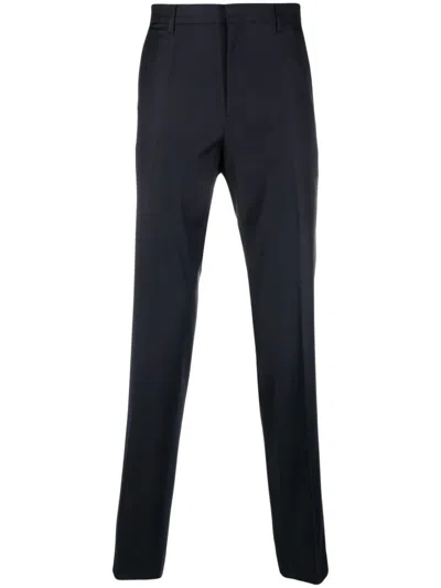 Lanvin Cigarette Trousers In Blue