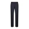 Lanvin Men's Cigarette Trousers In Blue
