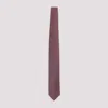 Lanvin Slim Tie Circle Dot Motif Design In Red