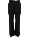 Lanvin Men's Tuxedo Cigarette Trousers In Black