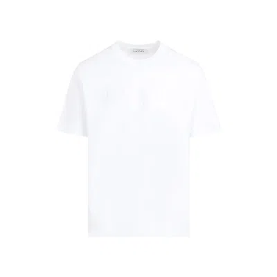 Lanvin Classic White Cotton T-shirt For Men
