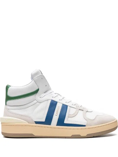 Lanvin Clay High-top Sneakers In White
