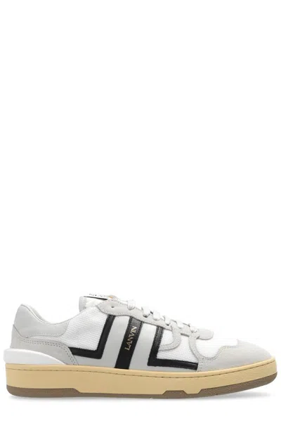 Lanvin Clay Low Top Trainers In White