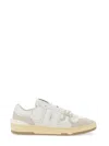 Lanvin Mesh And Leather Clay Sneakers With