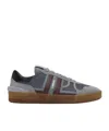 Lanvin Clay Mesh Low-cut Casual Shoes In Black