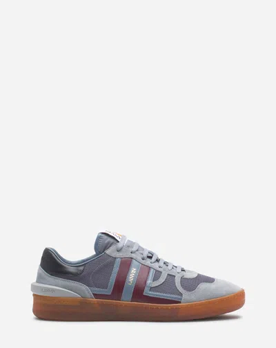 Lanvin Gray Clay Mesh Sneakers In Grey