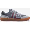 Lanvin Clay Mesh Low-top Sneakers In Light Grey/burgundy