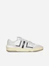 LANVIN CLAY MIX MATERIALS LOW TOP SNEAKERS