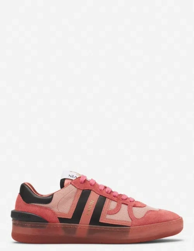 LANVIN LANVIN CLAY MONOCHROME MESH SNEAKERS