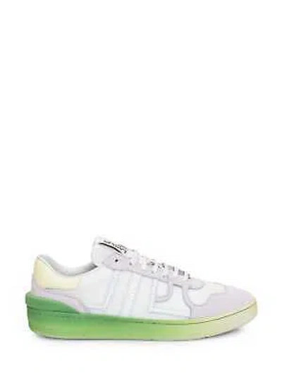 Pre-owned Lanvin Clay Sneaker In White