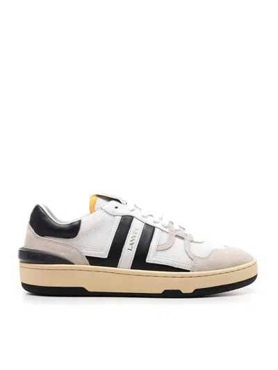 Lanvin Clay Sneakers In Black And White