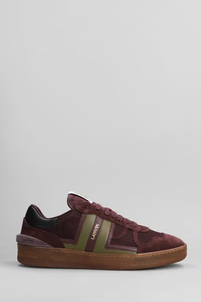 Lanvin Sneakers In Burgundy