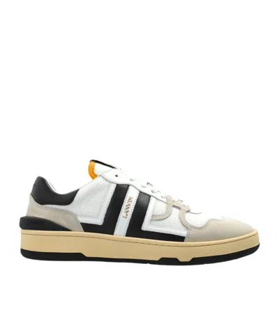 LANVIN LANVIN CLAY COLOUR-BLOCK PANELLED SNEAKERS