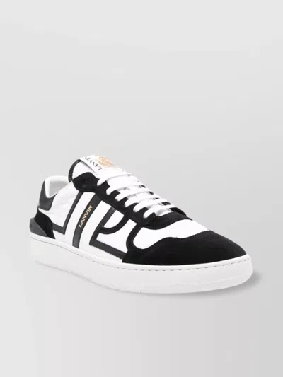 LANVIN CLAY SNEAKERS NYLON CONTRAST PANELS
