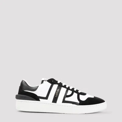 Lanvin Clay Sneakers With Nylon In Black